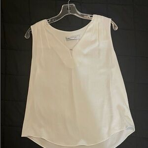 Kasper Cream Sleeveless Blouse
